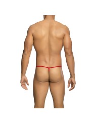 MOB TANGA TRANSPARENTE CON FORMA DE T ROJO TALLA S M