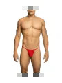 MOB TANGA TRANSPARENTE CON FORMA DE T ROJO TALLA S M