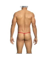 MOB TANGA TRANSPARENTE CON FORMA DE T ROJO TALLA S M