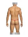 MOB TANGA TRANSPARENTE CON FORMA DE T ROJO TALLA S M
