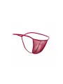 MOB TANGA TRANSPARENTE CON FORMA DE T ROJO TALLA S M