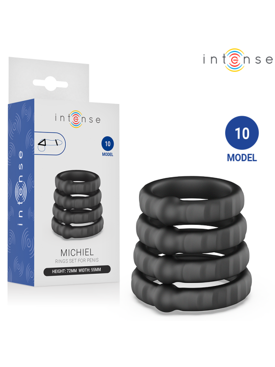 INTENSE MICHIEL SET DE 4 ANILLOS MODELO 10