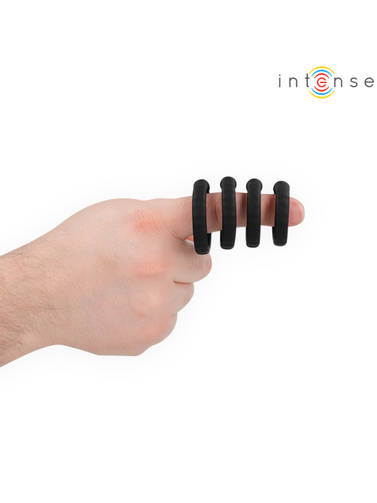 INTENSE MICHIEL SET DE 4 ANILLOS MODELO 10