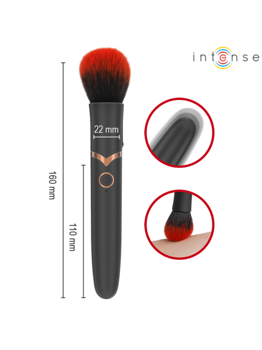 INTENSE EMILIA VIBRADOR BROCHA 10 VIBRACIONES 16 CM