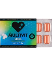 WUG multivit El chicle funcional multivitaminico sabor tropical BLISTER 8 UDS