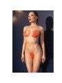 CHILIROSE CR 4898 BIKINI NARANJA LENTEJUELAS TALLA UNICA