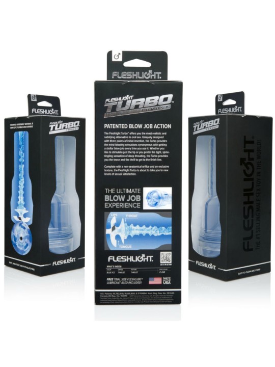 FLESHLIGHT TURBO THRUST BLUE ICE