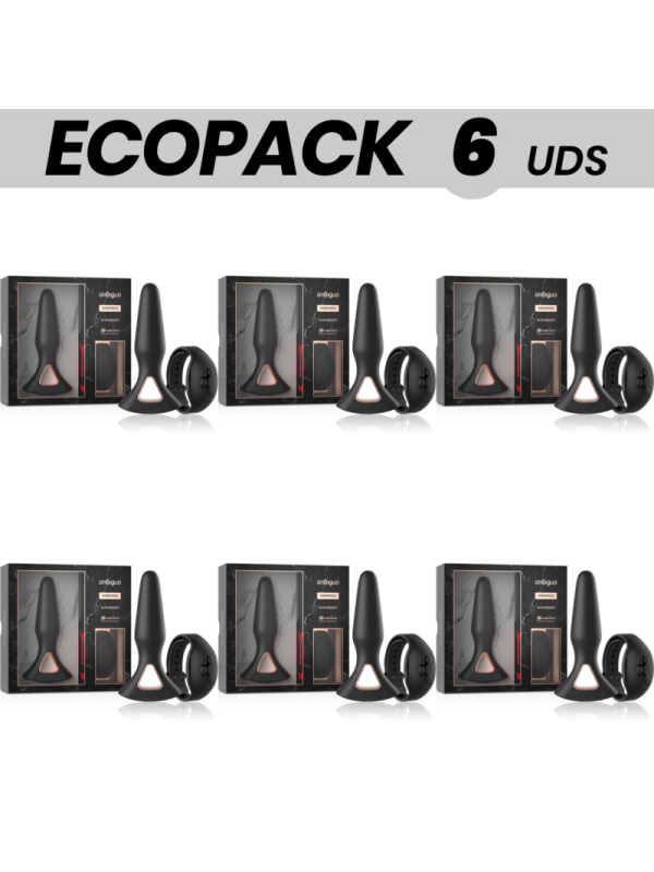 ECOPACK 6 UDS ANBIGUO WATCHME CONTROL REMOTO VIBRADOR PLUG ANAL ALEXANDRU
