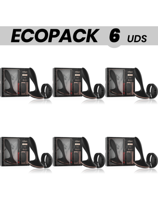 ECOPACK 6 UDS ANBIGUO WATCHME CONTROL REMOTO VIBRADOR PLUG ANAL VERNET