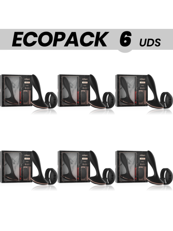 ECOPACK 6 UDS ANBIGUO WATCHME CONTROL REMOTO VIBRADOR PLUG ANAL VERNET