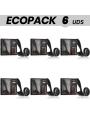 ECOPACK 6 UDS ANBIGUO WATCHME CONTROL REMOTO VIBRADOR PLUG ANAL VERNET