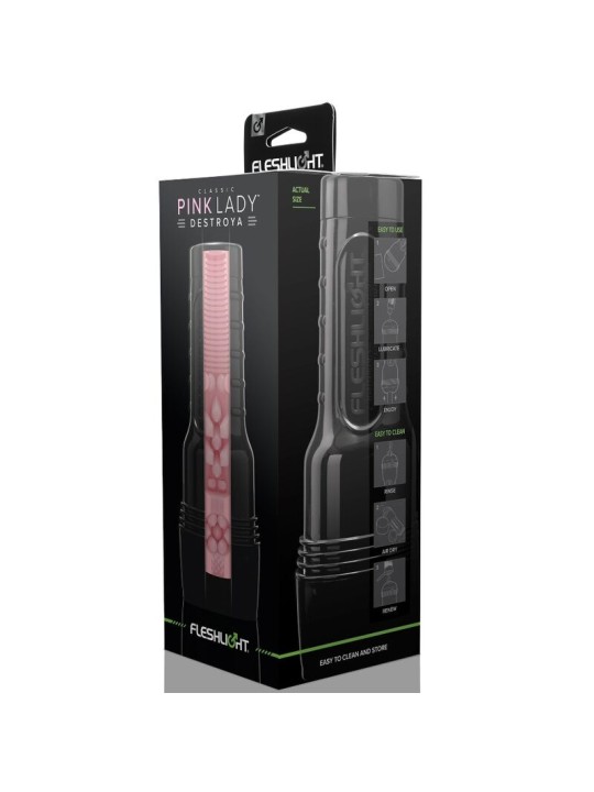 FLESHLIGHT CLASSIC PINK LADY DESTROYA MASTURBADOR