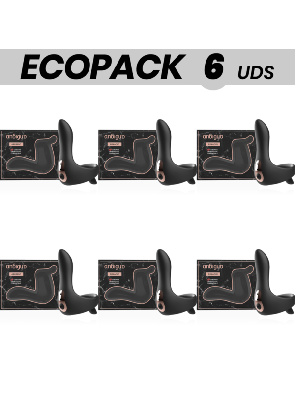 ECOPACK 6 UDS ANBIGUO ARKADIO ESTIMULADOR GLANDE PERINEO COMPATIBLE CON WATCHME WIRELESS TECHNOLOGY