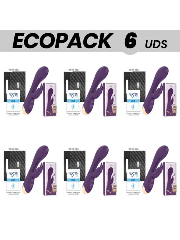 ECOPACK 6 UDS TREASURE LAURENCE RABBIT VIBRATOR COMPATIBLE CON WATCHME WIRELESS TECHNOLOGY