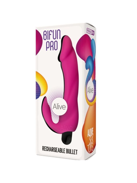 ALIVE BIFUN PRO DILDO VIBRADOR ROSA 149 CM