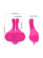 ARMONY PINZAS PARA PEZONES MAGNETICA CON VIBRACION FORMA CONEJO ROSA