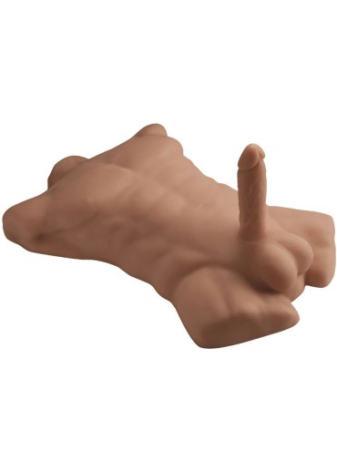 SILEXD APOLLO L TORSO REALISTICO MASCULINO CARAMELO
