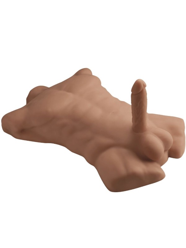 SILEXD APOLLO L TORSO REALISTICO MASCULINO CARAMELO