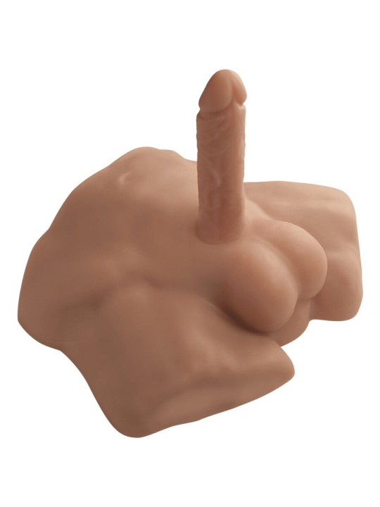 SILEXD APOLLO S TORSO BAJO REALISTICO MASCULINO CARAMELO