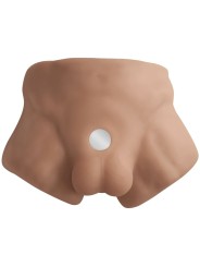 SILEXD APOLLO S TORSO BAJO REALISTICO MASCULINO CARAMELO