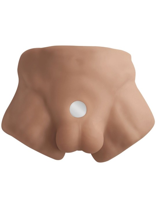 SILEXD APOLLO S TORSO BAJO REALISTICO MASCULINO CARAMELO