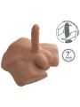 SILEXD APOLLO S TORSO BAJO REALISTICO MASCULINO CARAMELO