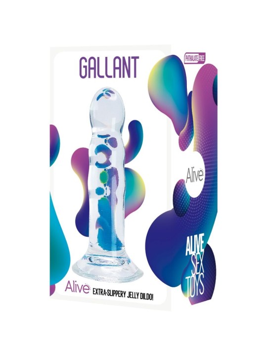 ALIVE GALLANT PENE REALISTICO TRANSPARENTE 14 CM