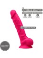 SILEXD MODELO 1 PENE REALISTICO SILICONA PREMIUM SILEXPAN FUCSIA 23 CM