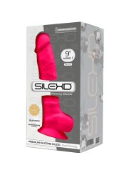 SILEXD MODELO 1 PENE REALISTICO SILICONA PREMIUM SILEXPAN FUCSIA 23 CM