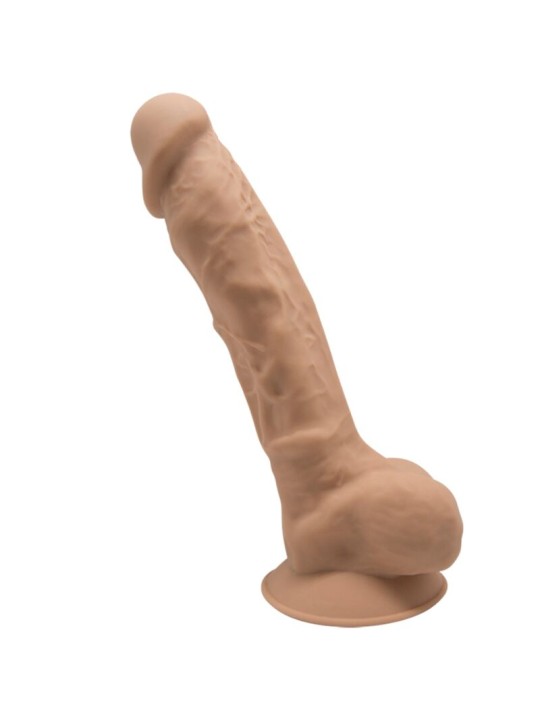 SILEXD MODELO 1 PENE REALISTICO SILICONA PREMIUM SILEXPAN CARAMELO 175 CM