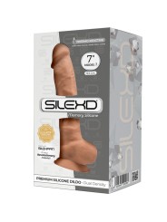SILEXD MODELO 1 PENE REALISTICO SILICONA PREMIUM SILEXPAN CARAMELO 175 CM