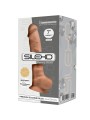 SILEXD MODELO 1 PENE REALISTICO SILICONA PREMIUM SILEXPAN CARAMELO 175 CM