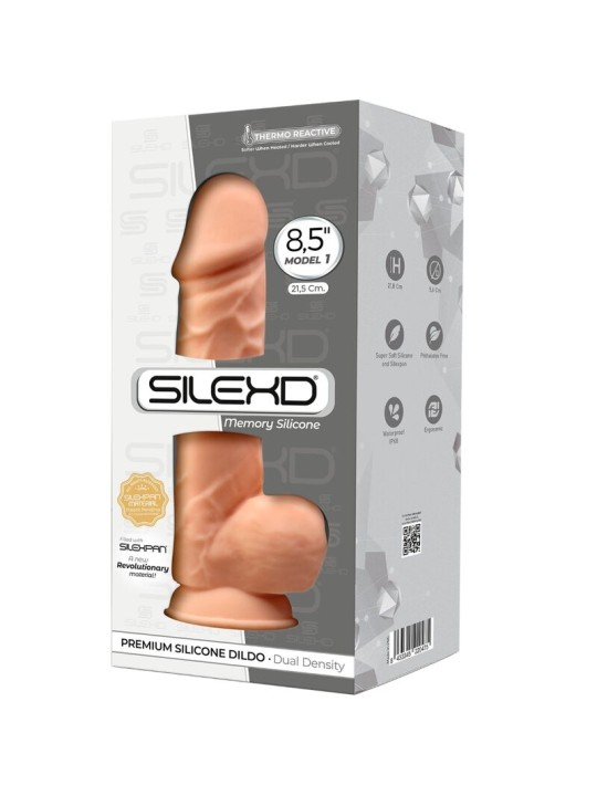 SILEXD MODELO 1 PENE REALISTICO SILICONA PREMIUM SILEXPAN 215 CM