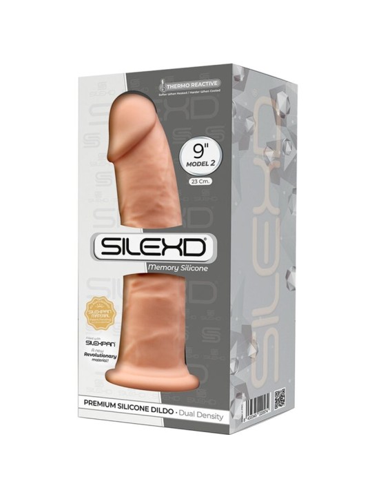 SILEXD MODELO 2 PENE REALISTICO SILICONA PREMIUM SILEXPAN 23 CM