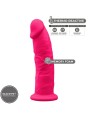 SILEXD MODELO 2 PENE REALISTICO SILICONA PREMIUM SILEXPAN FUCSIA 23 CM