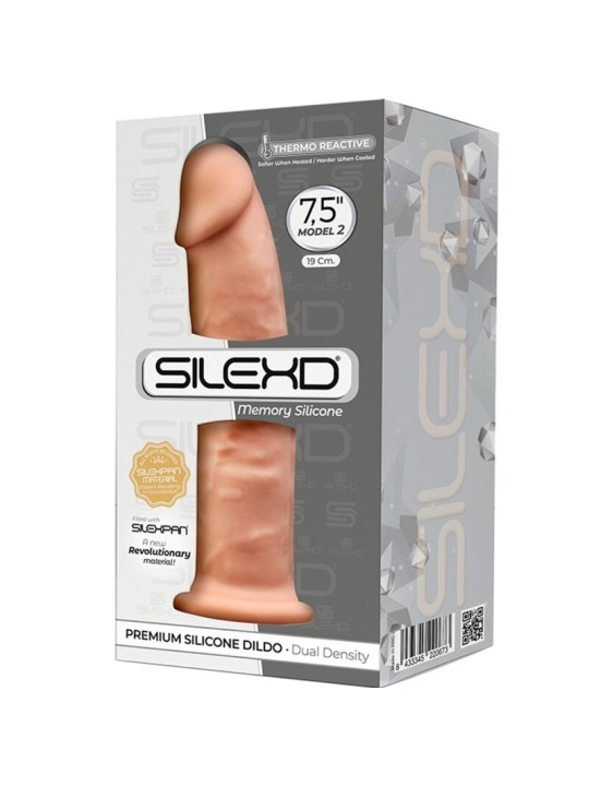 SILEXD MODELO 2 PENE REALISTICO SILICONA PREMIUM SILEXPAN 19 CM