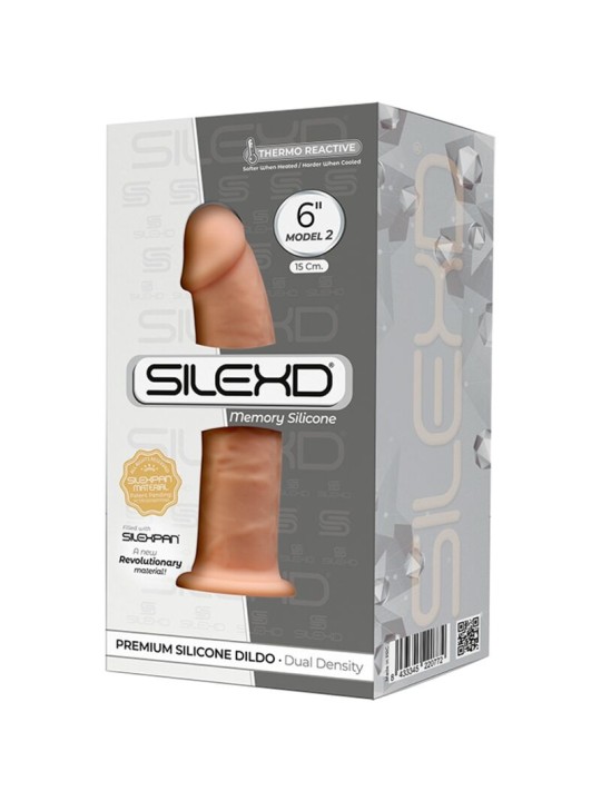 SILEXD MODELO 2 PENE REALISTICO SILICONA PREMIUM SILEXPAN 15 CM