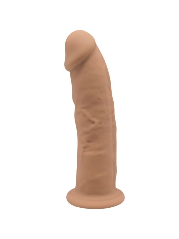 SILEXD MODELO 2 PENE REALISTICO SILICONA PREMIUM SILEXPAN CARAMELO 154 CM
