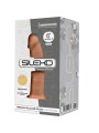 SILEXD MODELO 2 PENE REALISTICO SILICONA PREMIUM SILEXPAN CARAMELO 154 CM