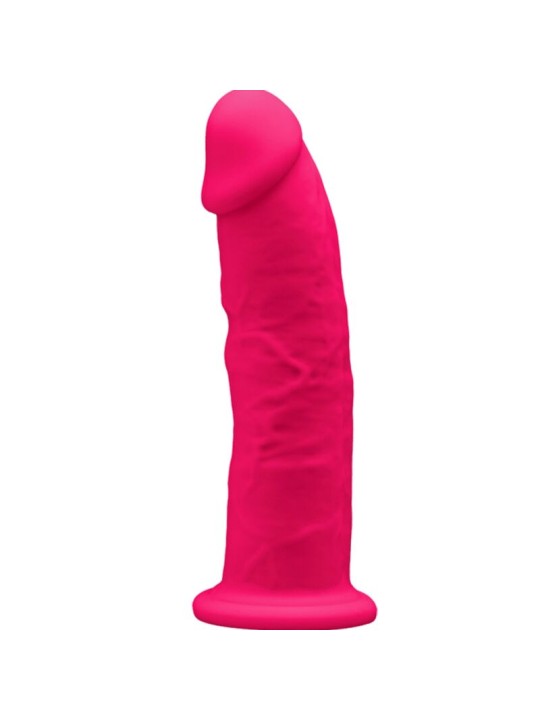 SILEXD MODELO 2 PENE REALISTICO SILICONA PREMIUM SILEXPAN FUCSIA 15 CM