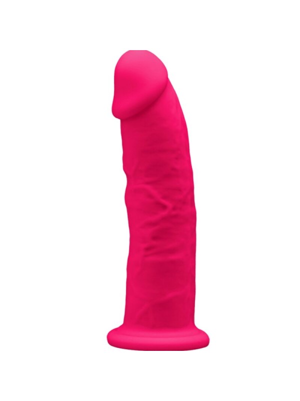SILEXD MODELO 2 PENE REALISTICO SILICONA PREMIUM SILEXPAN FUCSIA 15 CM