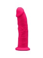 SILEXD MODELO 2 PENE REALISTICO SILICONA PREMIUM SILEXPAN FUCSIA 15 CM