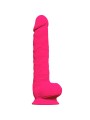 SILEXD MODELO 1 PENE REALISTICO SILICONA PREMIUM SILEXPAN FUCSIA 38 CM