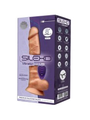 SILEXD MODELO 1 PENE REALISTICO VIBRADOR SILICONA PREMIUM SILEXPAN CONTROL REMOTO 20 CM