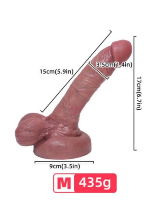 ARMONY DILDO REALISTICO SILICONA LIQUIDA 15 CM
