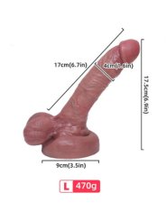 ARMONY DILDO REALISTICO SILICONA LIQUIDA 17 CM