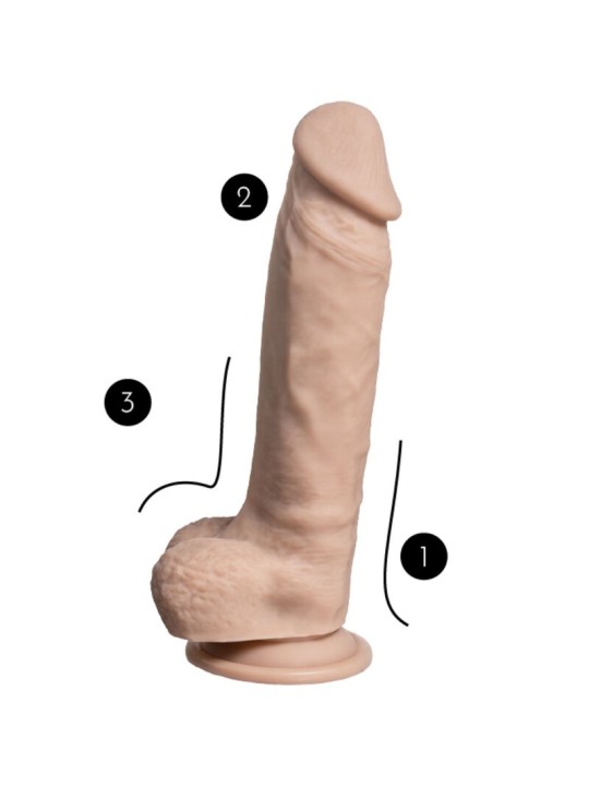 SILEXD REAL SKIN PENE SUPER REALISTICO TERMO REACTIVO 23 CM PREMIUM SILEXPAN NATURAL