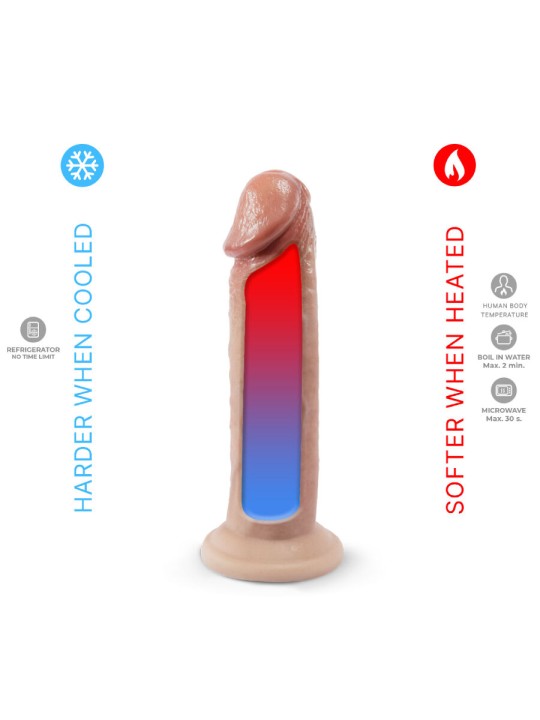 SILEXD PENE REALISTICO MODELO 2 SILICONA PREMIUM TERMOREACTIVO 19 CM