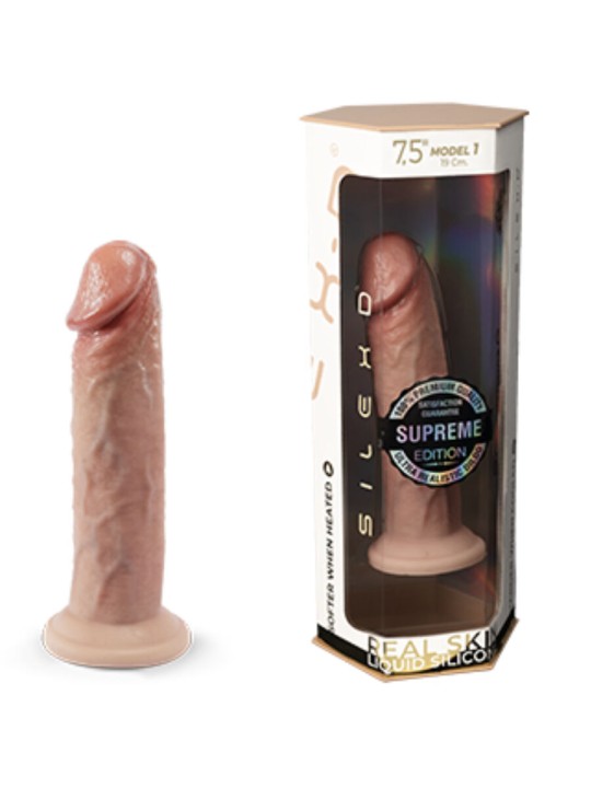 SILEXD PENE REALISTICO MODELO 2 SILICONA PREMIUM TERMOREACTIVO 19 CM