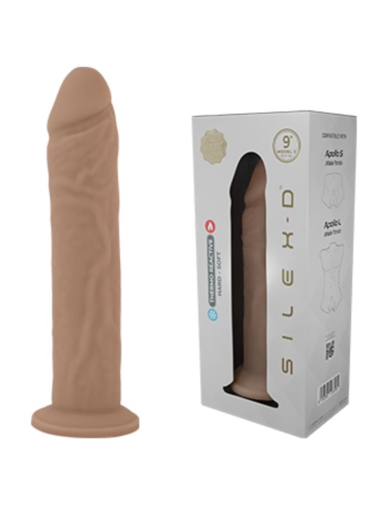SILEXD PENE REALISTICO MODELO 9 SILICONA LIQUIDA 228 CM
